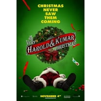 A Very Harold And Kumar 3D Christmas Poster 16in x 24in 16x24 Multi-Color Square Adults Poster Time