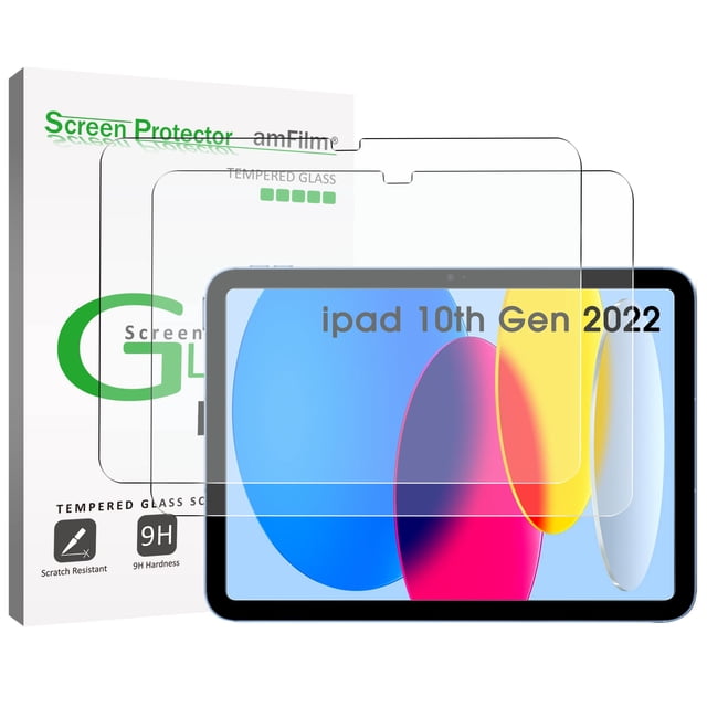 Protector de pantalla de cristal AmFilm para iPad 11, A16, 2025, 11 pulgadas