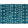thumbnail image 1 of Ahgly Company Indoor Rectangle Abstract Light Blue Modern Area Rugs, 3' x 5', 1 of 4