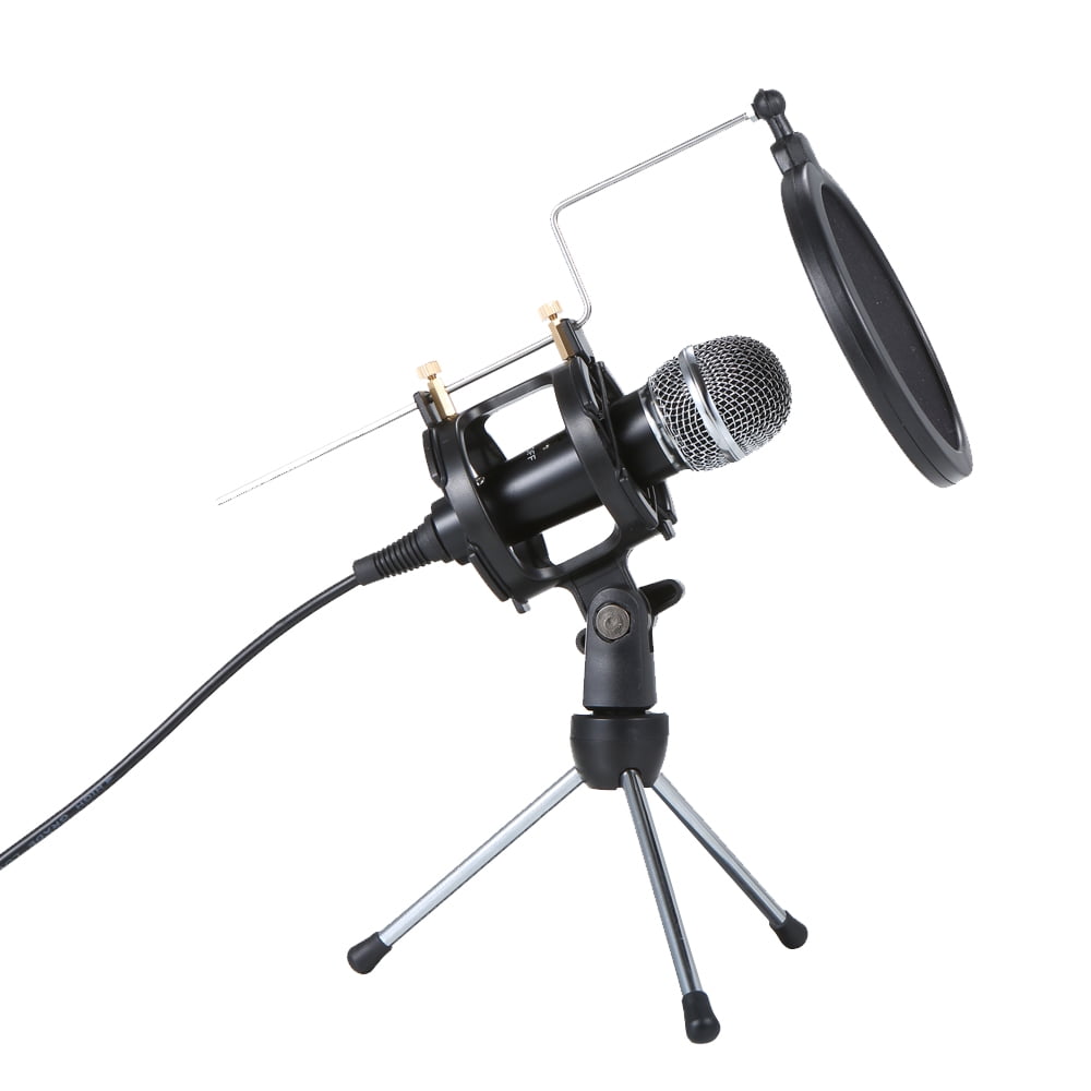 Professional Condenser Microphone Mini Portable Recording Microphone Set for Voice Recording