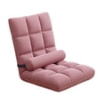 thumbnail image 3 of simhoa Floor Chair with Back Support Soft Comfortable Gaming Padded Lazy Sofa Chair Pink, 3 of 8