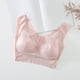 thumbnail image 5 of Gibobby Brasier estraple para mujer Sujetador de encaje de 2 piezas de talla grande para mujer(Rosa,M), 5 of 5