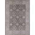thumbnail image 1 of Ahgly Company Indoor Rectangle Mid-Century Modern Silver Pink Oriental Area Rugs, 4' x 6', 1 of 6
