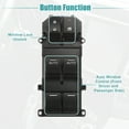 thumbnail image 3 of Unique Bargains Front Left Driver Side Master Power Window Switch Fit for Honda Accord EX Black, 3 of 6