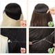 thumbnail image 2 of Nvzi Extensiones de cabello liso de una sola pieza, peluca de 35,5 cm de largo con diseño de hilo invisible, apta para cabello rizado o liso, peluca multifuncional para peinar, estilo 05, 1 pieza., 2 of 5