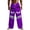 Purple, variant on Men's Smiling Face Pants, Loose Fit Casual Pants with Pockets, Novelty Lounge Pants for Home, Elastic Drawstring Waist Comfortable Trousers for Outdoor Vacation, Funny Holiday Gift Idea