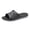 Black, variant on Men's Wide Width Shower Shower Quick Drying Non Slip Shower Slippers with Drain Hole Lightweight Massage Slide Sandals