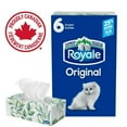 thumbnail image 1 of Royale Original Facial Tissue, 6 Flat Boxes, 126 Tissues per box, 2-Ply, 756 Tissues, 1 of 4