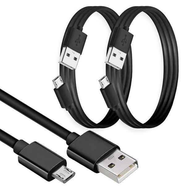 Cable USB BRENDAZ Micro USB de carga rápida de 3 pies (paquete de 2)