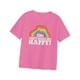 thumbnail image 1 of Camiseta de manga corta para mujer Jersey Top cuello redondo letra impresa verano simple S, 1 of 8