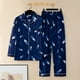 thumbnail image 5 of Pijamas de hombre Pantalones de manga larga de primavera y otoño para hombre Ropa de casa Traje fino de otoño e invierno para hombre, 5 of 5