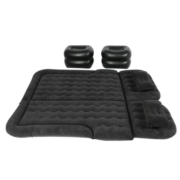 Colchón hinchable para coche Bling Bling cama de viaje gruesa inflable color negro