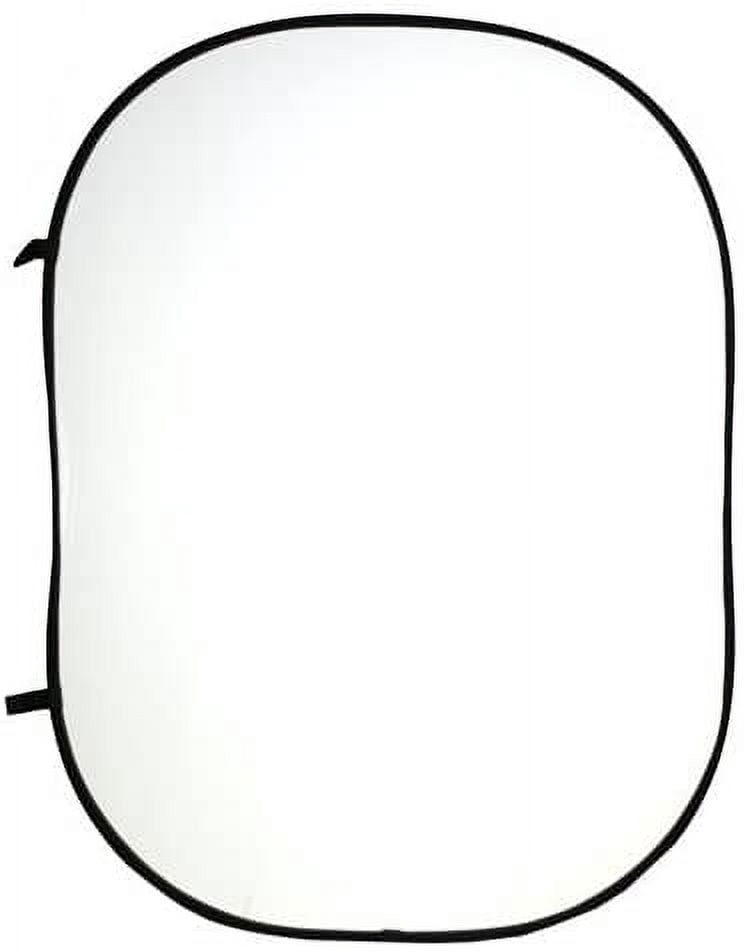 EPhotoInc 5x7 Foot Twist-Flex Collapsible Photo Backdrop – Black & White ChromaKey Background For Studio Photography