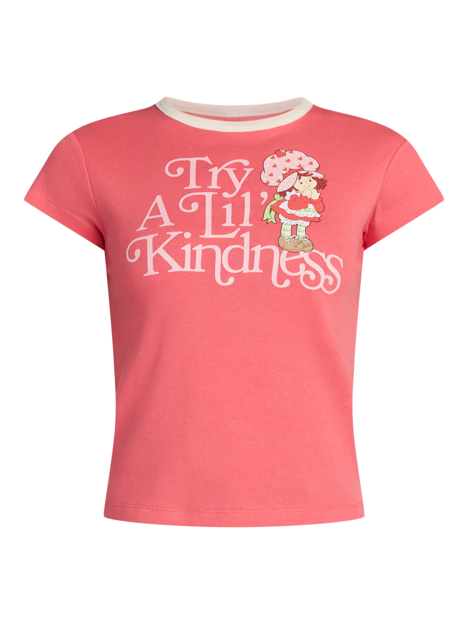 Strawberry Shortcake, Junior's Graphic T-Shirt, Lil Kindness, Sizes XXS-XXL