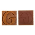 thumbnail image 4 of Uxcell Letter Stamps Wood Rubber Stamp Character G Vintage Alphabet Stamps Set Wooden Stamp Stamper, Brown, 4 of 6