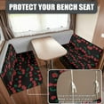 thumbnail image 2 of Uorisanigo Camper Dinette Cushion Covers Stretch Replacement Cartoon Cherry Print Couch Cushion Slipcovers Comfortable Sofa Furniture Protector Soft 2 Sets RV Sofa Cover, 2 of 7