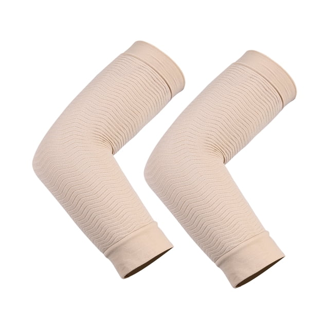 Skin Color Weight Loss Arm Shaper Fat Buster Off Cellulite Slimming Sleeves Pair