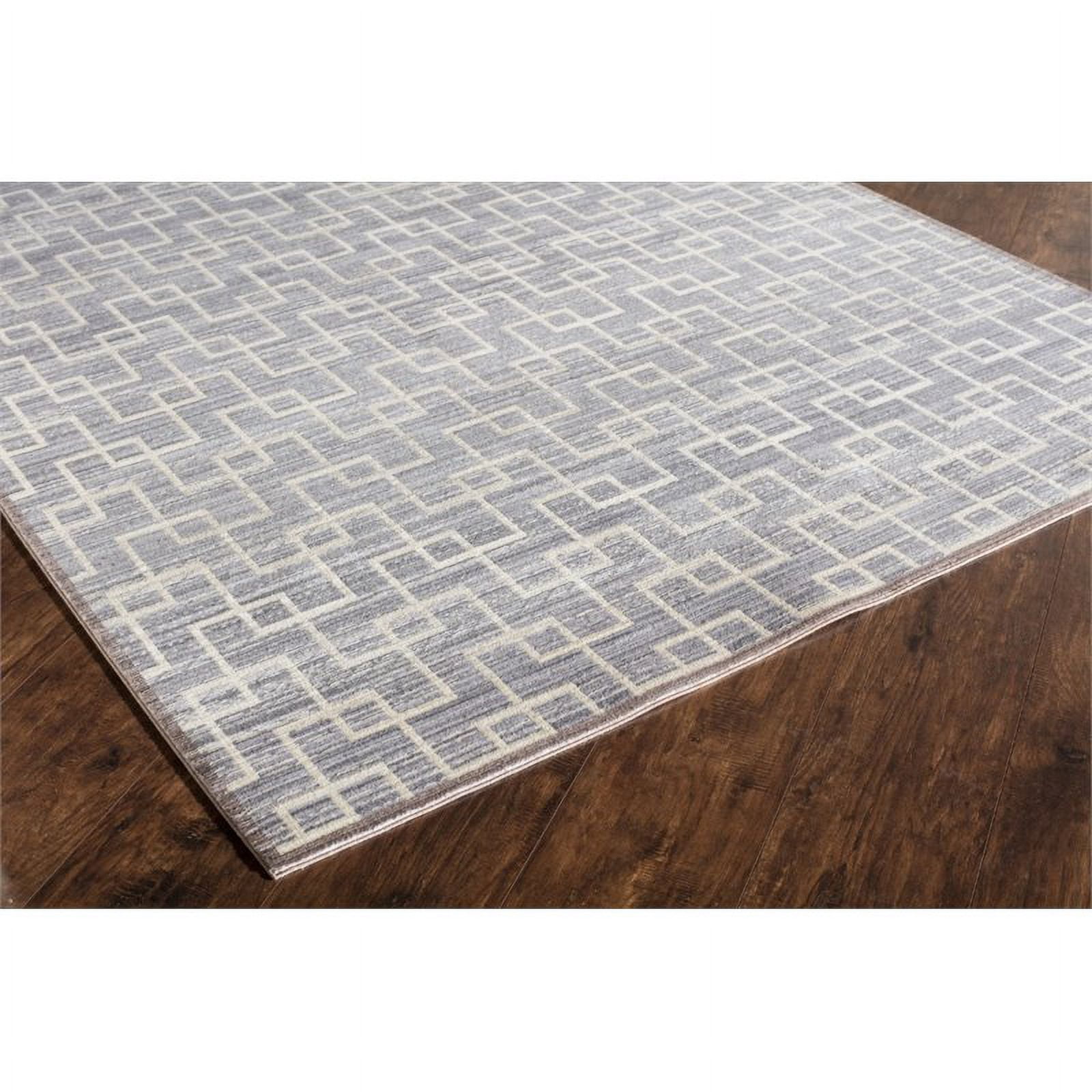 Rugs America Asteria Rectangular Geometric & Abstract Modern Area Rug, Gray