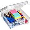 ArtBin 4 Pieces Storage Solution - 2 Scrapbook Boxes (14.125 x 13.625) and 2 Storage Containers (6 x 6)