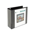 thumbnail image 2 of Universal Deluxe Easy-To-Open D-Ring View Binder, 3 Rings, 4" Capacity, 11 X 8.5, Black, 2 of 3