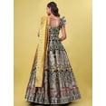 thumbnail image 2 of Indian Wedding Style Banarasi Silk Lehenga Choli For Women Party Wear with Un-Stitched Blouse With Dupatta Dress, 2 of 5