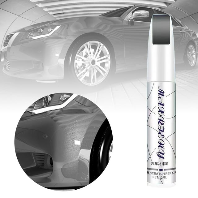 SHAGUOZHOU Wall Patch Cement Paste Popcorn Ceiling Texture Sponge Car Up Paint Pen Scratch Kit For Automotive Paint Matches Factory Color Easy To Use For Chips & Scratches (Include Clear Coat) 12ml