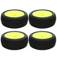 thumbnail image 1 of 4 Uds neumáticos de coche RC marco de rueda amarillo neumáticos de goma accesorios piezas de mejora para modelo de coche 1/8 RC, 1 of 10