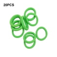 thumbnail image 4 of Minnieouse Anillo para el pelo de 20 piezas, alta elasticidad, estilo pijo, alta densidad, Bobbles decorativos ajustables, accesorios de estilo Scrunchie Accesorio para el cabello verde fluorescente Minnieouse AP010531-15, 4 of 6