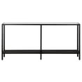 thumbnail image 6 of Evelyn&Zoe Rigan 64" Wide Rectangular Console Table, Blackened Bronze, 6 of 8