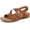 Tan, variant on Women's Raya Slingback Sandal Black Leather 10M