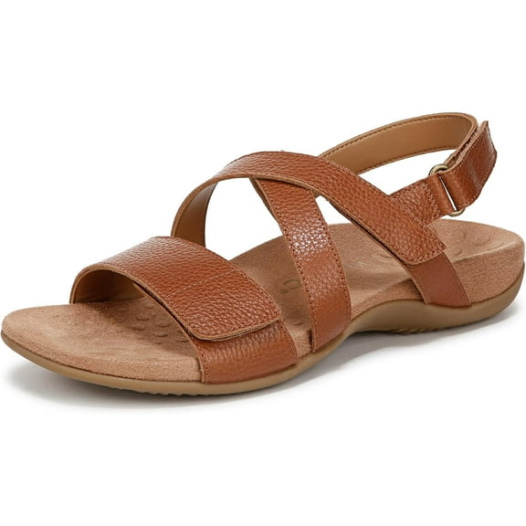 Vionic Women's Raya Slingback Sandal Tan Leather 5M
