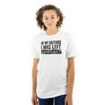 thumbnail image 3 of In My Defense I Was Left Unsupervised Plus Size Crewneck Graphic Tee Shirt Brisco Brands 4X, 3 of 5