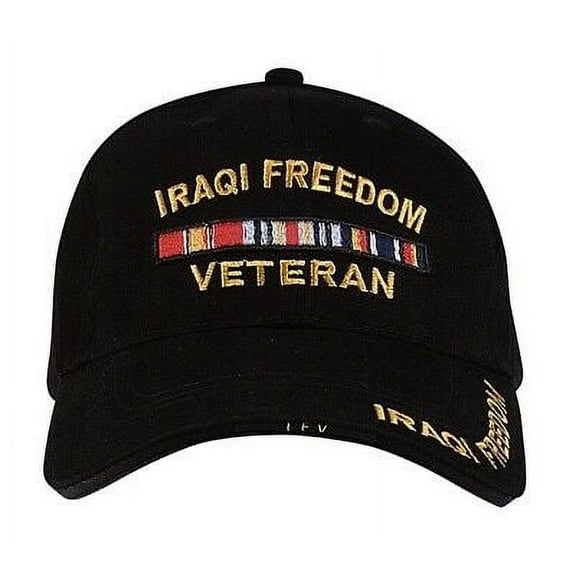 Rothco 10830 Deluxe Iraqi Freedom Low Profile Cap, Black