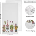 thumbnail image 2 of SKYSONIC 2 Pack Fall Gnome Bath Hand Towels, 28.3"x 14.4" Ultra Soft and Absorbent Autumn Flower Decorative Fingertip Face Towel for Home, Bathroom, Kitchen, 2 of 5