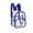 🥝 Blue_Hot#220, variant on Clear Mini Backpack Transparent PVC Small Backpack - Stadium Event Approved Design, Waterproof Construction,Functional Mini Size, Versatile Travel Concert Sports Bag