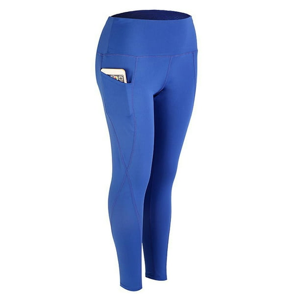 Uccdo Women's Compression Tight Pocket Leggings Trousers Gym Workout