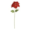 thumbnail image 5 of Artificial Poinsettia Christmas Flowers, 1-Pack 5-Head Pink Fake Flower Set, 20.87in/53cm, Vase Arrangement, Indoor Holiday Decor, White Elephant Gifts for Adults, 5 of 9