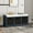 White, variant on Entryway Storage Bench with 3 Woven Baskets and Removable Cushion, Entry Hallway Foyer Shoe Bench End of Bed Bench, Fully Assembled, 41.3" L x 15.7" W x 17" H (White&nbsp;Washed)