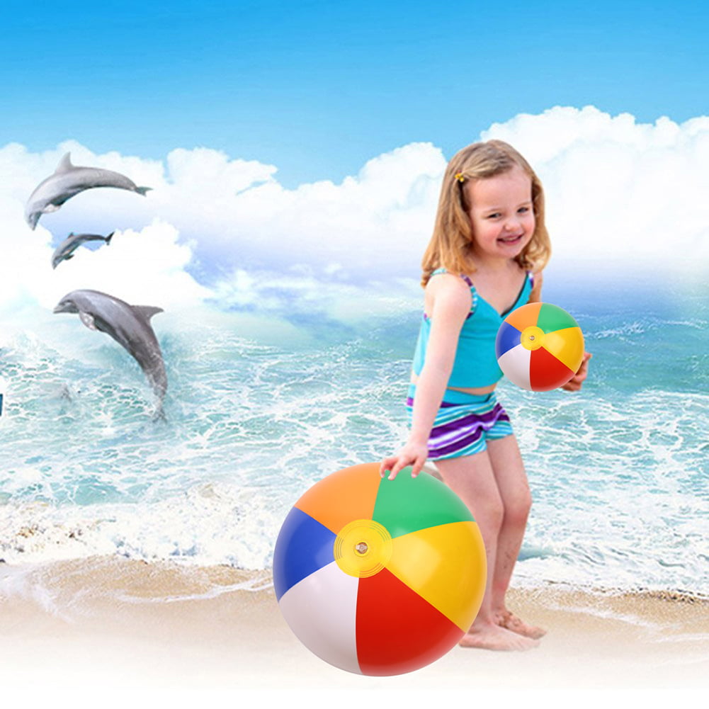 Swimming Pool Floats floatie for Summer Details about   Inflatable Colorful Beach Ball Set 