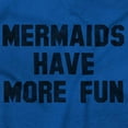 thumbnail image 2 of Mermaids Have More Fun Beach Lover Women Plus Size Crewneck Sweatshirt Brisco Brands 4X, 2 of 3