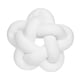 thumbnail image 5 of Almohada de felpa decorativa anudada, cojín trasero con adorno, almohada en forma de estrella para cama, dormitorio, decoración del hogar Blanco BLESIY almohada de bola de nudo, 5 of 8