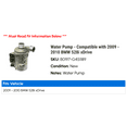thumbnail image 2 of Water Pump - Compatible with 2009 - 2010 BMW 528i xDrive, 2 of 2