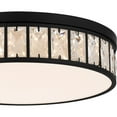 thumbnail image 3 of GIB1615MBK Quoizel Lighting Gibson - 31W LED Flush Mount In Modern Style-3.5 Inches Tall and 14.75 Inches Wide-Matte Black Finish, 3 of 6