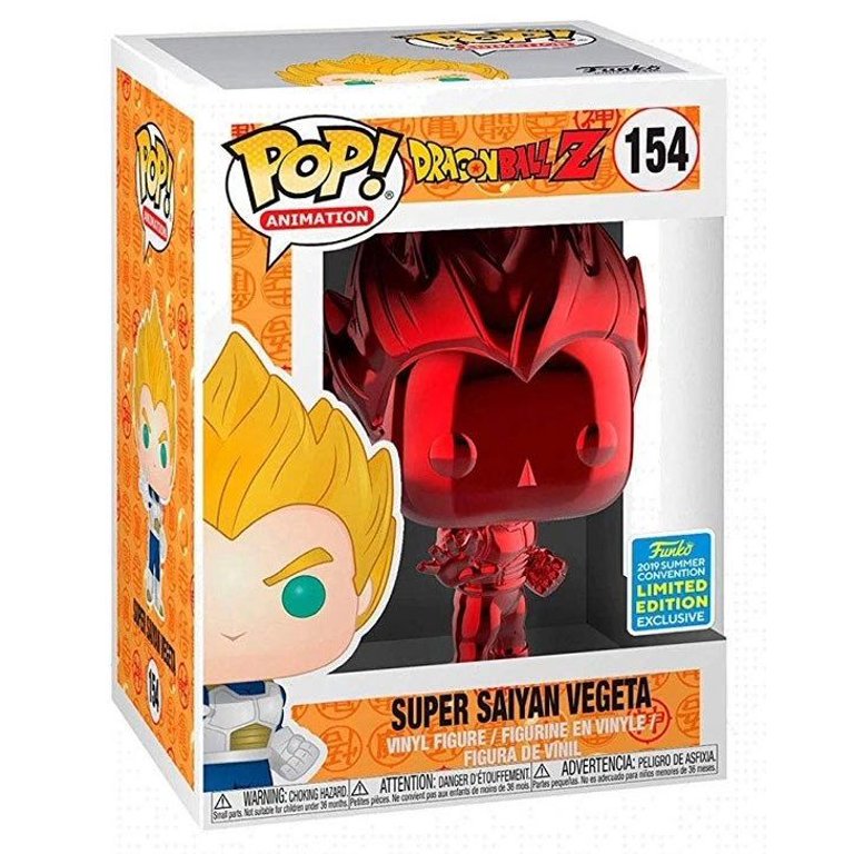 Funko POP! Dragon Ball Z - Super Saiyan Vegeta (Red Chrome) Vinyl