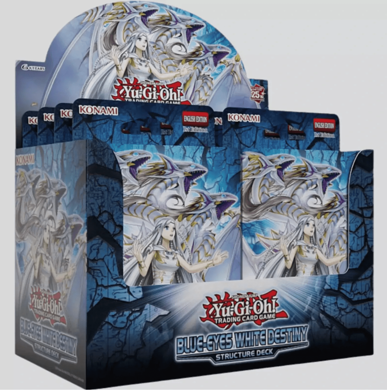 Yu-Gi-Oh Blue-Eyes White Destiny Structure Deck Box