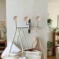 thumbnail image 4 of Lenkho Decorative Swivel Metal Wall Hook, Foldable Coat Rack Hook, Multi‑Purpose Wall‑Mount Hanger for Clothes, Hats, Bags, Ideal for Bathroom, Kitchen & Bedroom Storage, 4 of 6