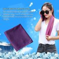 thumbnail image 3 of Wosthever Toalla de hielo refrescante, prevención transpirable, toallas de secado rápido, paño frío, fútbol, Fitness, gimnasio, Club, Ropa Deportiva, Zapatos Violeta, 3 of 6