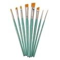 thumbnail image 3 of Royal & Langnickel Assorted Shape Golden Taklon Art Brush Set 8 pieces, 3 of 7