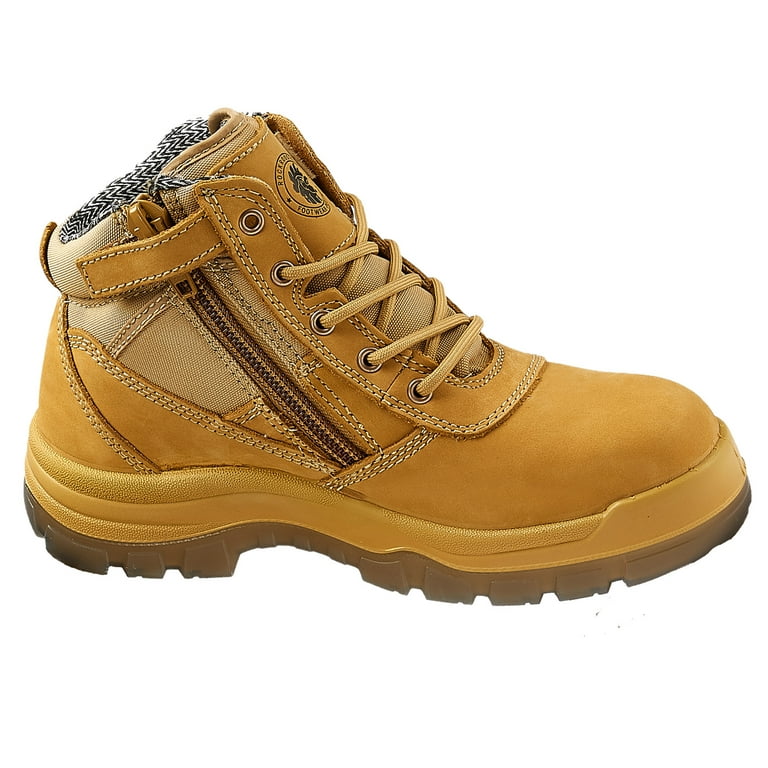 ROCKROOSTER Cortez Men's 6 inch Steel Toe Wheat Work Boots