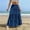 Blue, variant on Fashionable Women's Beach Vacation Layered Ruffle Hem Long Skirt Hollow Gathered Cake Skirt Leather Pleated Skirts for Women Western Skirts for Women plus Size Pencil Skirt Festival Skirt Short Skirts